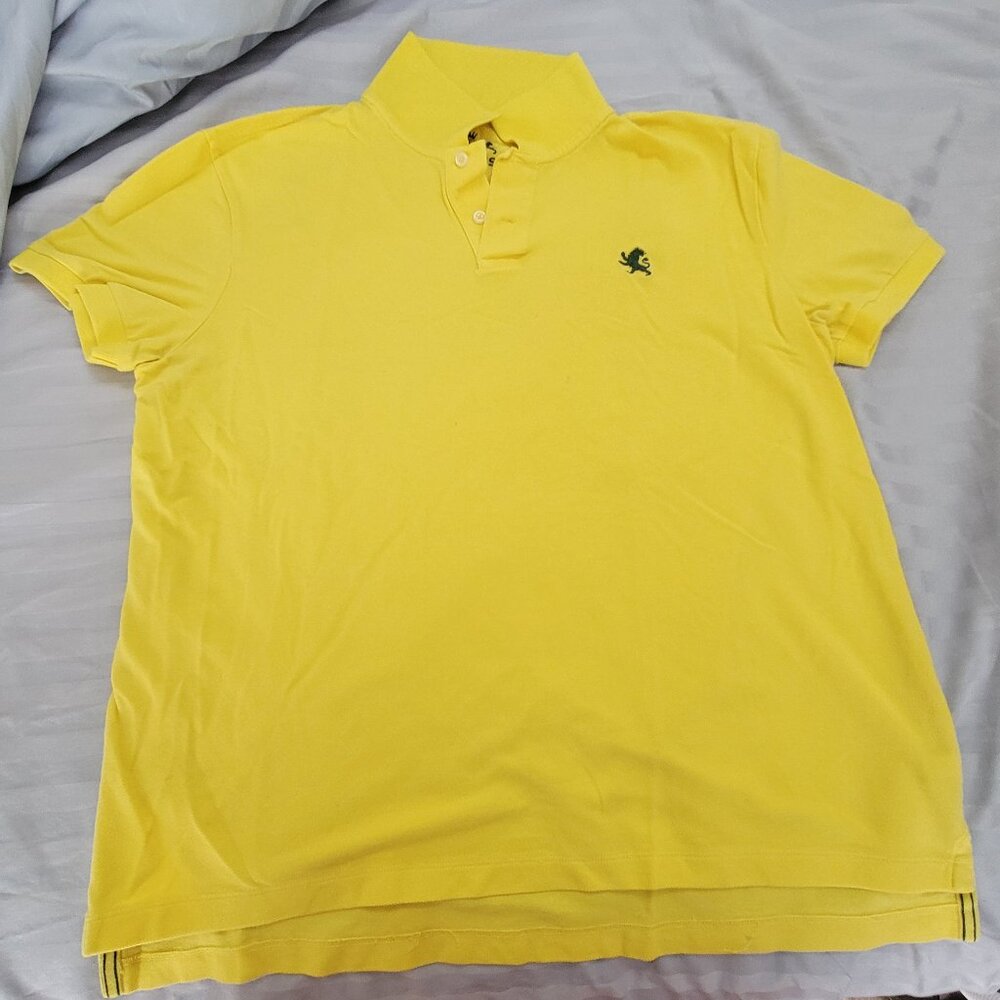 Express Polo Shirt Yellow Size XL